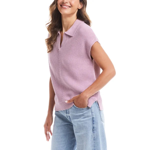 Weatherproof Vintage Women's Cotton Cap Sleeve Top
