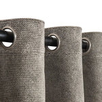 Safdie & Co. Two-Tone Textured Room Darkening Curtain Panel, 2 panel