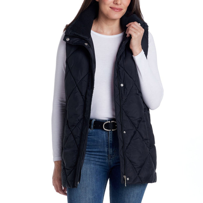 Weatherproof Women's Long Puffer Vest