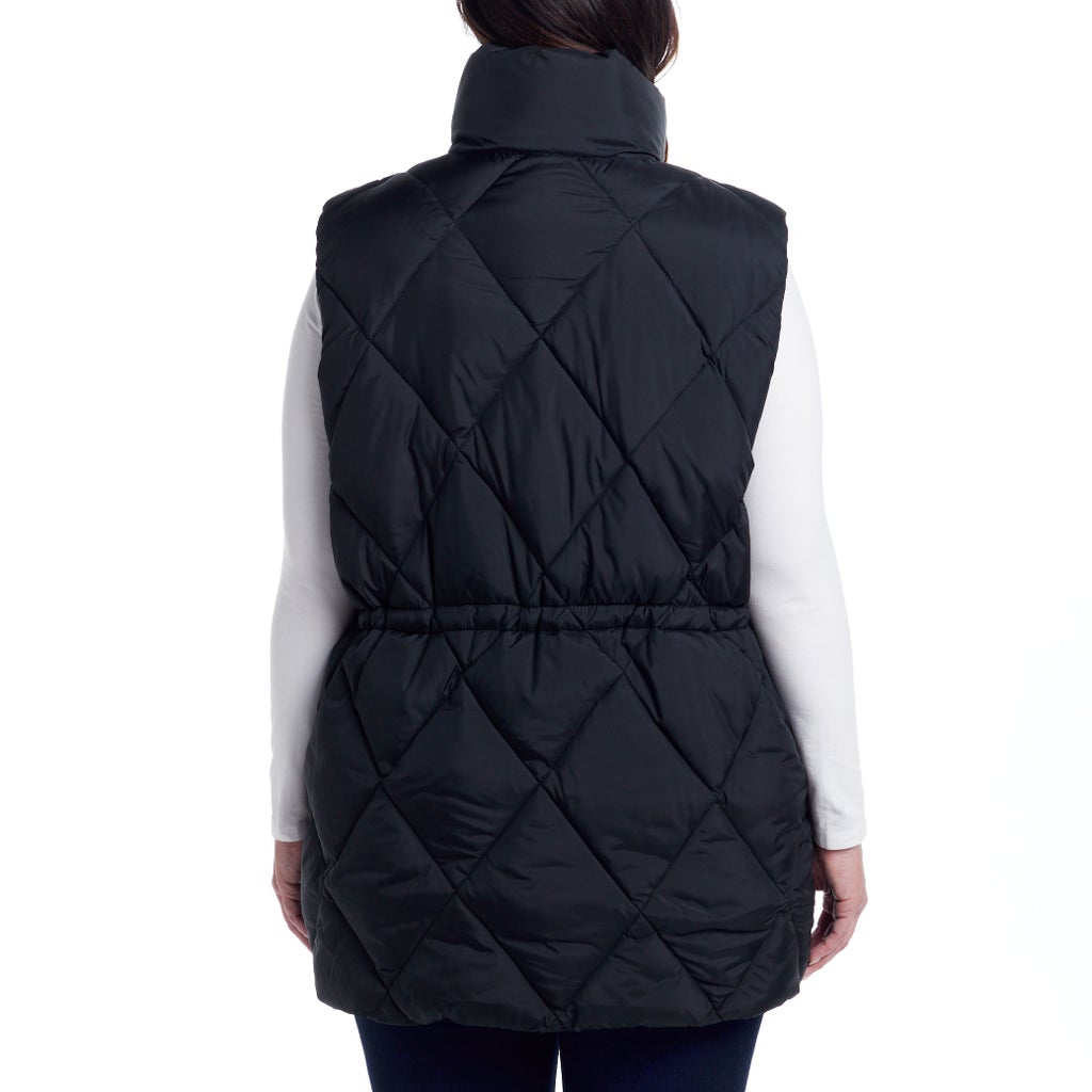 Weatherproof Women's Long Puffer Vest