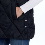 Weatherproof Women's Long Puffer Vest