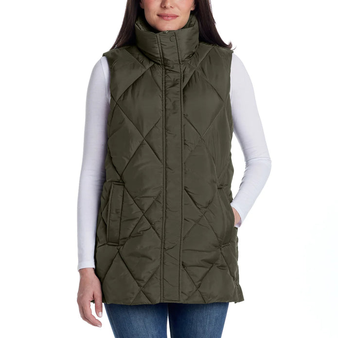 Weatherproof Women's Long Puffer Vest