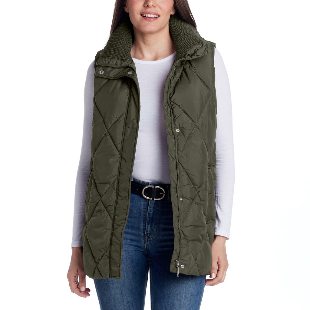 Weatherproof Women's Long Puffer Vest