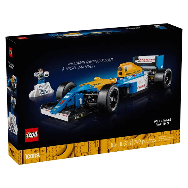 LEGO Icons Williams Racing FW14B & Nigel Mansell