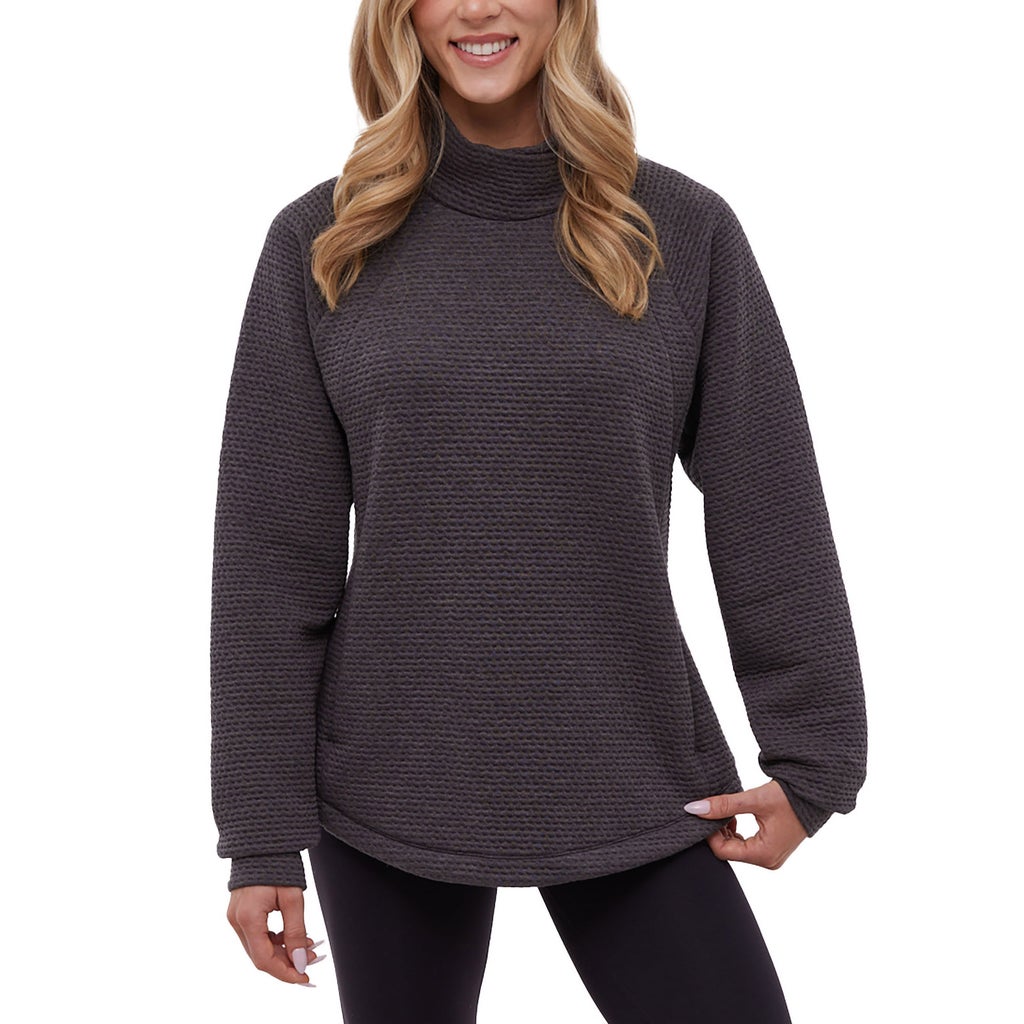 Bench Women’s Funnel Neck Pullover - Dark Grey