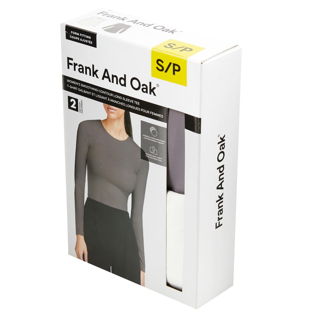 Frank And Oak Women's Contour Long Sleeve Tee, 2-Pack