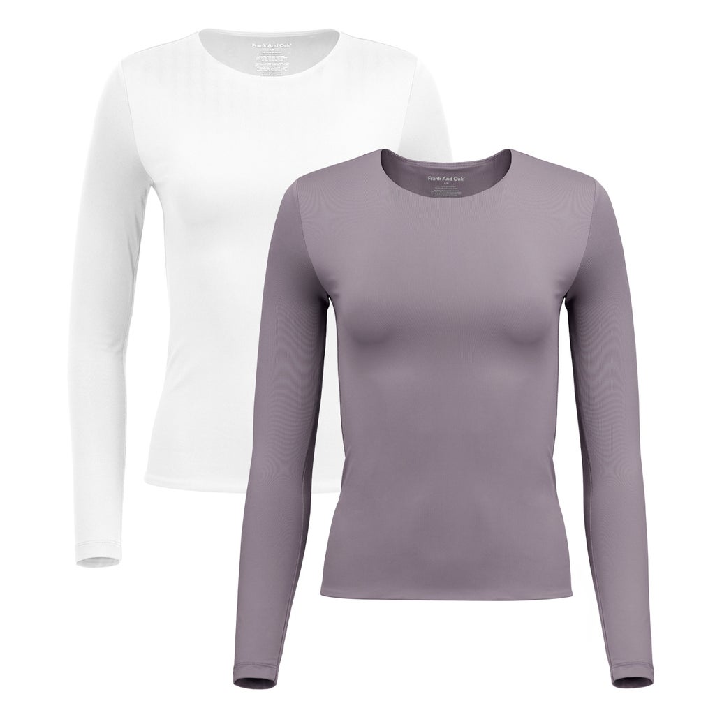 Frank And Oak Women's Contour Long Sleeve Tee, 2-Pack