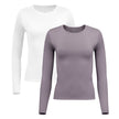 Frank And Oak Women's Contour Long Sleeve Tee, 2-Pack