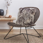 Mongolian Sheepskin Decorative Cushion