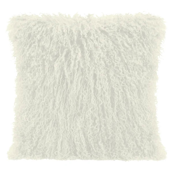 Mongolian Sheepskin Decorative Cushion