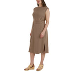 LANDS’ END Women's Sleeveless Rib Dress