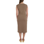 LANDS’ END Women's Sleeveless Rib Dress