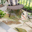 Multy Home Cappuccino Watercolour Tropical Outdoor Rug