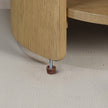 Loxley Rowe Bruna Side Table with Sintered Stone Top, Oak Finish