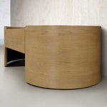 Loxley Rowe Bruna Coffee Table with Sintered Stone Top, Oak Finish