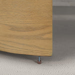Loxley Rowe Bruna Coffee Table with Sintered Stone Top, Oak Finish