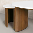 Loxley Rowe Bruna Nesting Tables with White Quartz Top