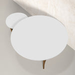 Loxley Rowe Bruna Nesting Tables with White Quartz Top