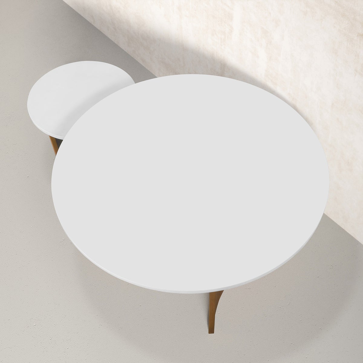 Loxley Rowe Bruna Nesting Tables with White Quartz Top