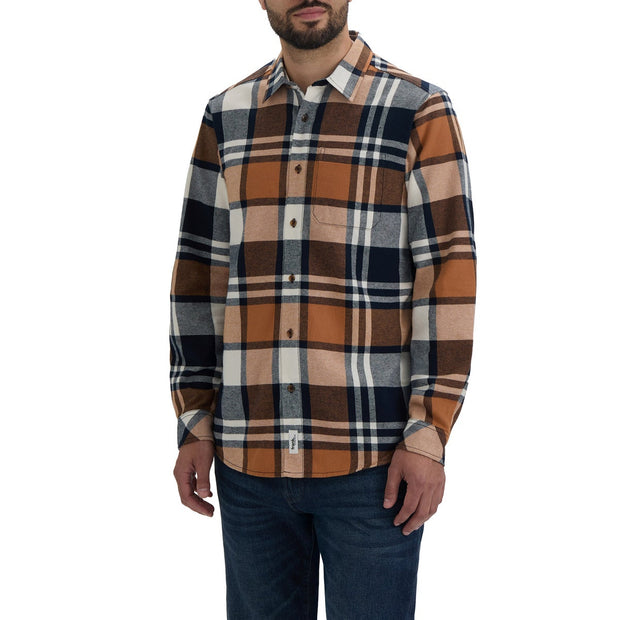 frank. by Frank And Oak Men's Long Sleeve Flannel Shirt
