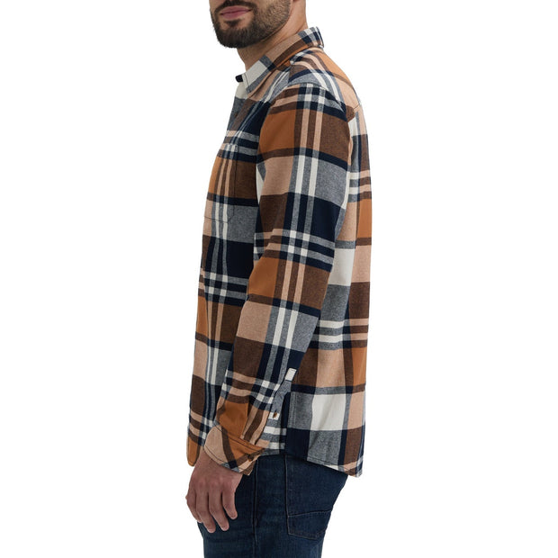 frank. by Frank And Oak Men's Long Sleeve Flannel Shirt