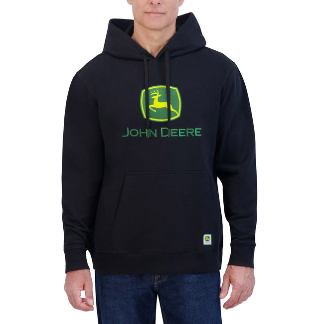John Deere Men's Fleece Embroidered Hoodie