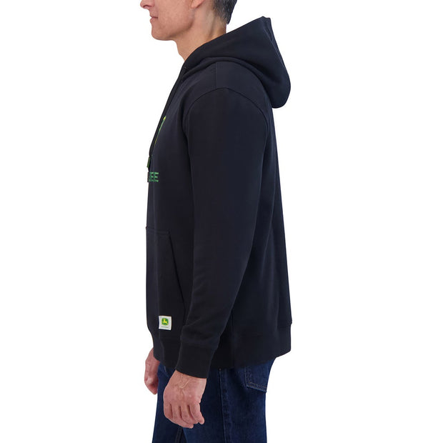 John Deere Men's Fleece Embroidered Hoodie