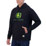 John Deere Men's Fleece Embroidered Hoodie