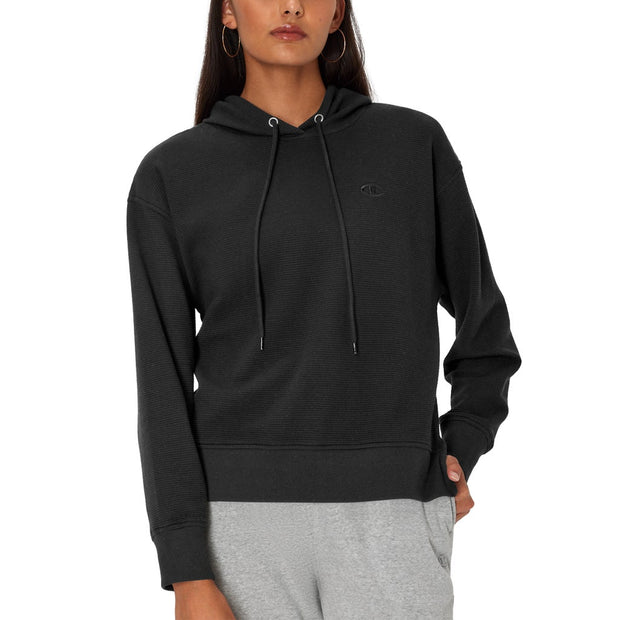 Champion Women's Ottoman Hoodie - Black