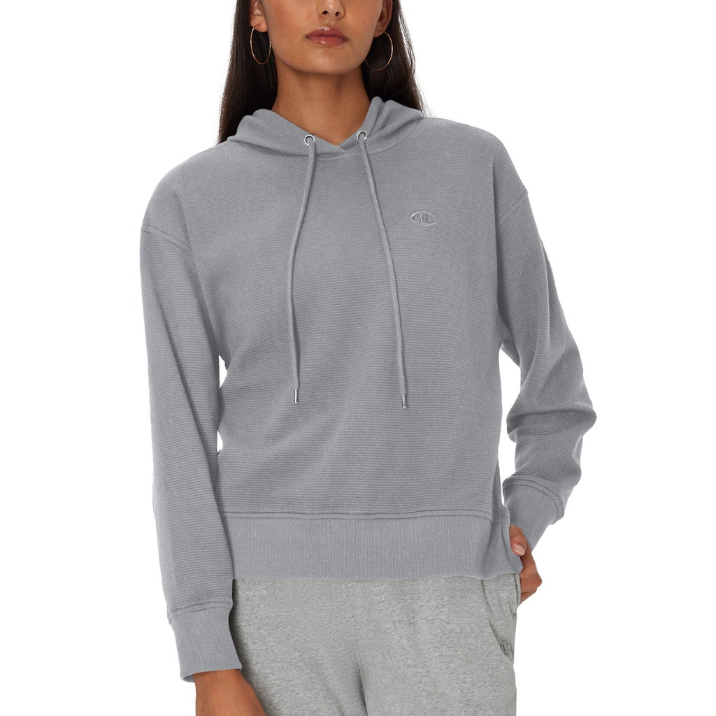 Champion Women's Ottoman Hoodie - Grey