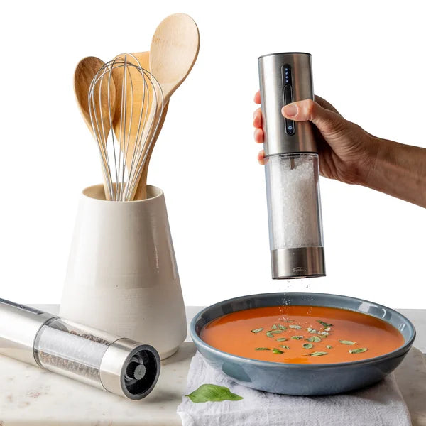 Trudeau OneTouch Electric Salt and Pepper Mills