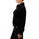 United Colors of Benetton Women’s Mock Neck Eyelash Full Zip Cardigan