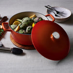 Lagostina Tuscan Collection - Sienna Enameled Cast Iron Casserole, 5.7 L (6 qt.)