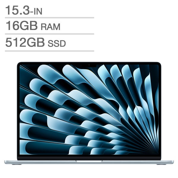 Apple MacBook Air 15.3 in., Apple M4 Chip – 16 GB RAM, 512 GB SSD