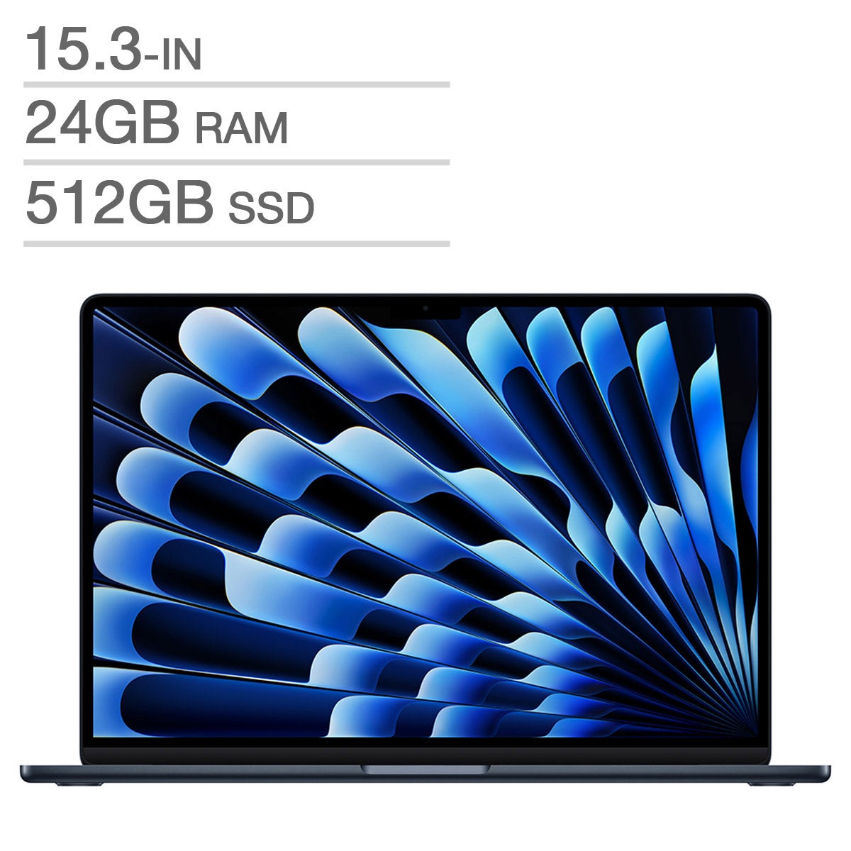 Apple MacBook Air 15.3 in., Apple M4 Chip – 24 GB RAM, 512 GB SSD