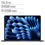 Apple MacBook Air 15.3 in., Apple M4 Chip – 24 GB RAM, 512 GB SSD