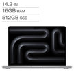 Apple MacBook Pro 14.2 in., Apple M5 Chip - 16 GB RAM, 512 GB SSD, Silver