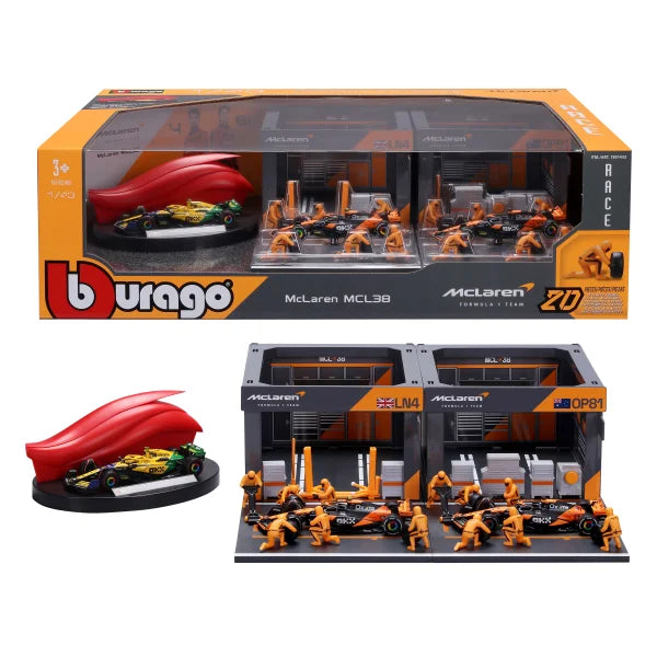 1:43 McLaren Formula Racing Paddock