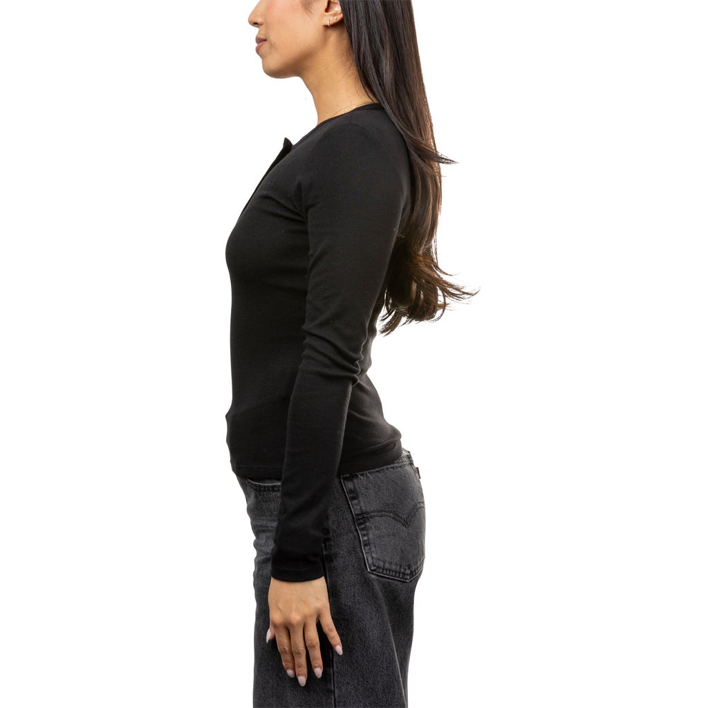 Calvin Klein Women's Long Sleeve Knit Henley