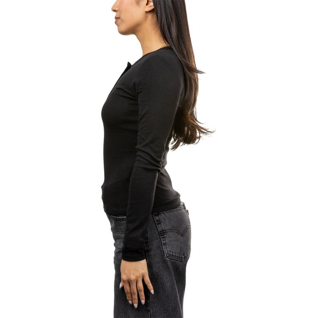 Calvin Klein Women's Long Sleeve Knit Henley