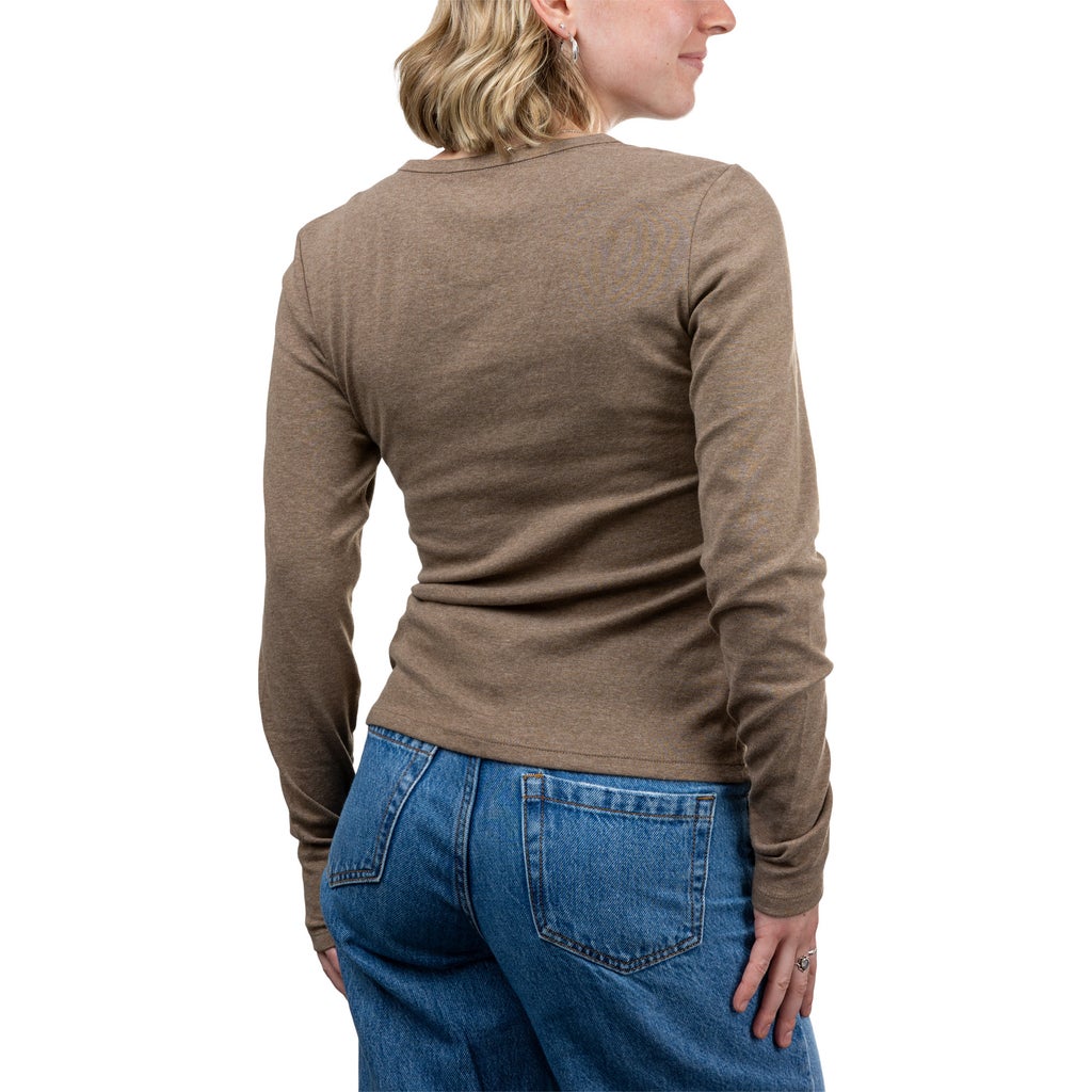 Calvin Klein Women's Long Sleeve Knit Henley