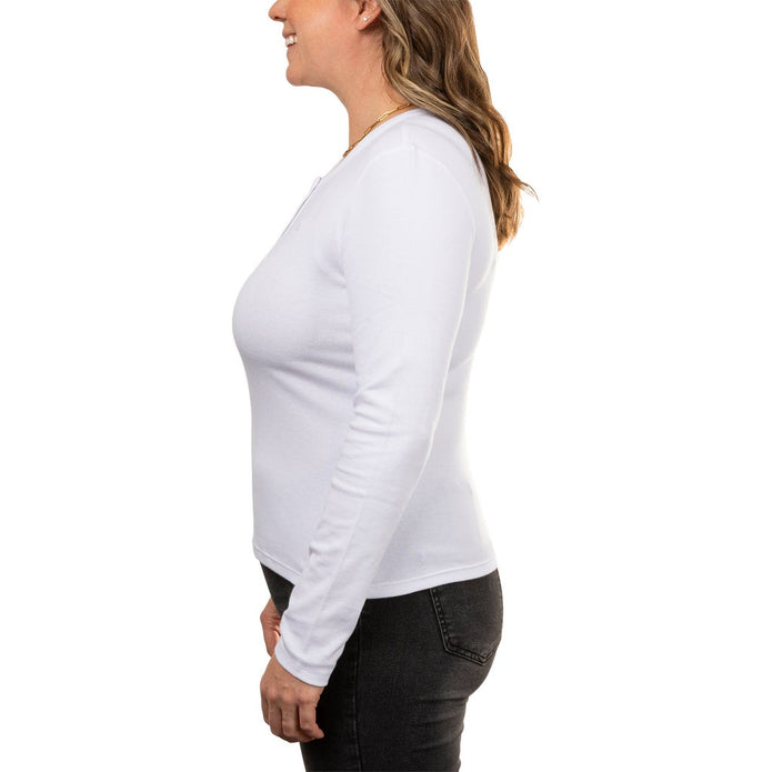 Calvin Klein Women's Long Sleeve Knit Henley