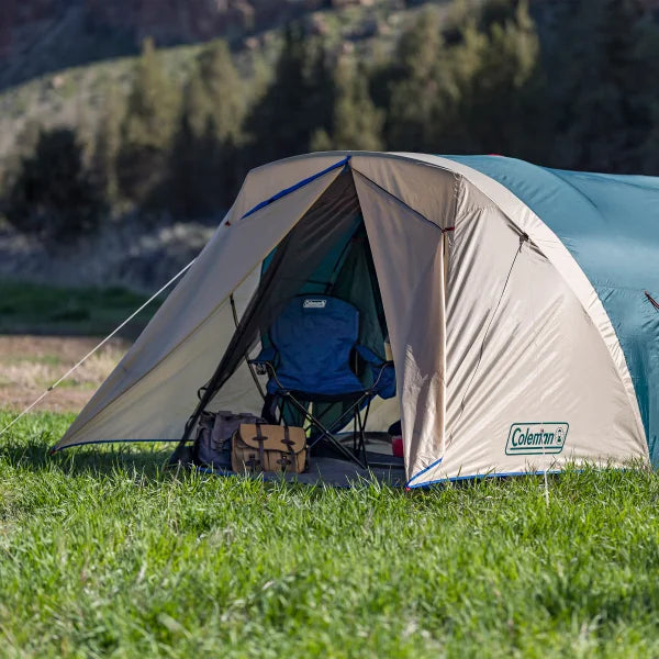 Coleman 6-Person Cabin Camping Tent with Enclosed Weatherproof Screenroom