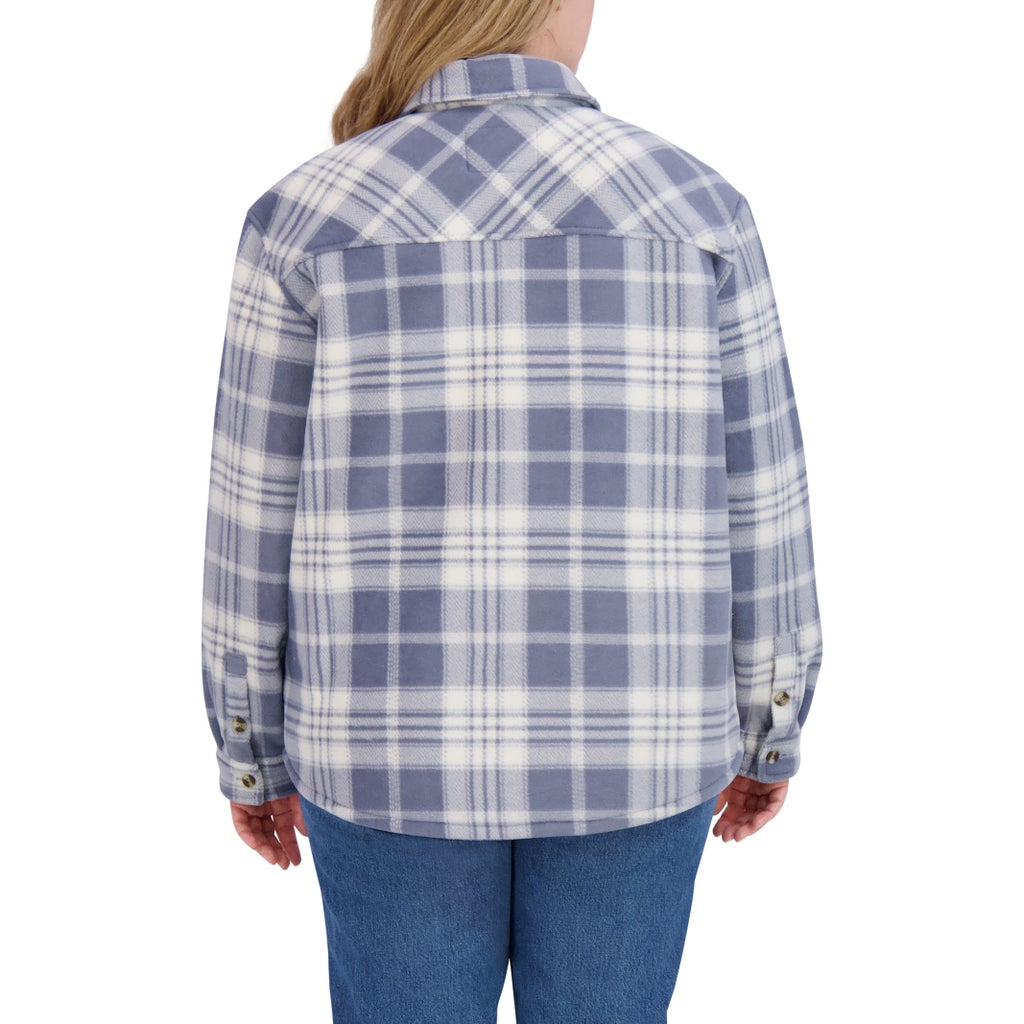 Sage Collective Women's Plush Shirt Jacket