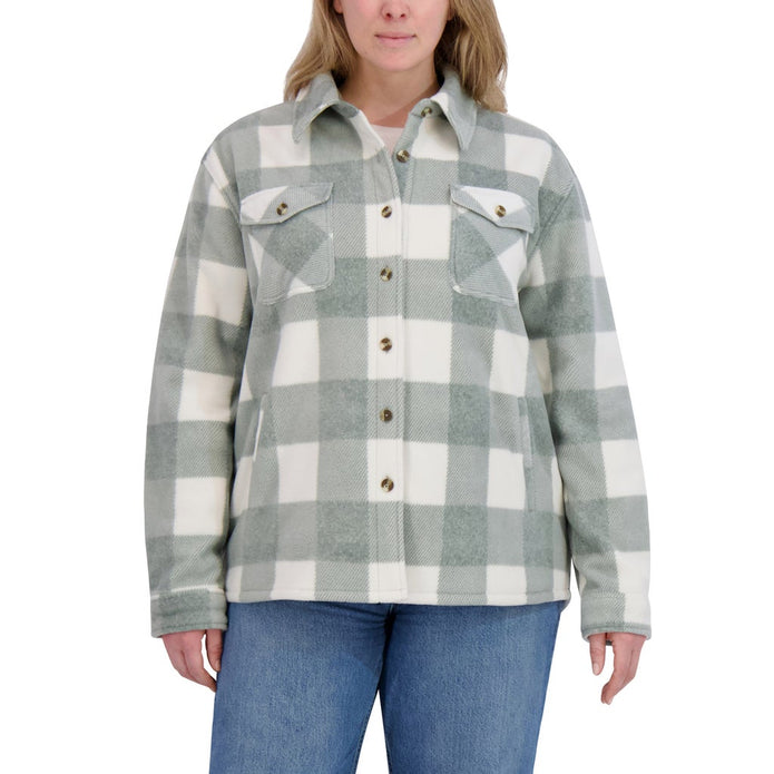 Sage Collective Women's Plush Shirt Jacket