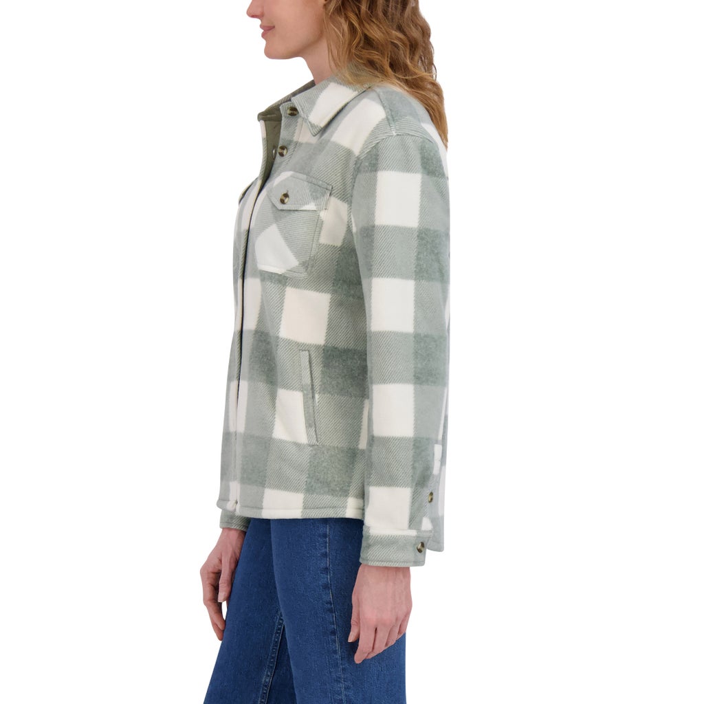 Sage Collective Women's Plush Shirt Jacket