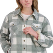 Sage Collective Women's Plush Shirt Jacket