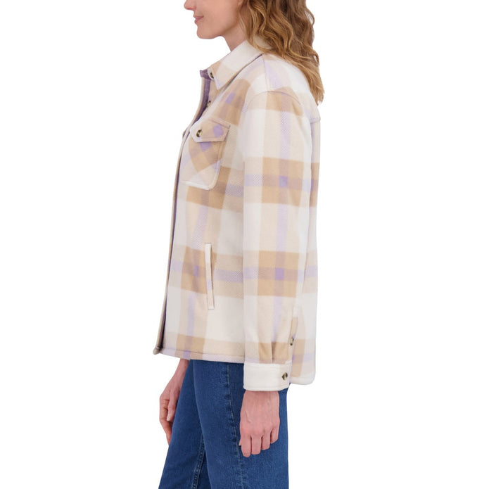 Sage Collective Women's Plush Shirt Jacket