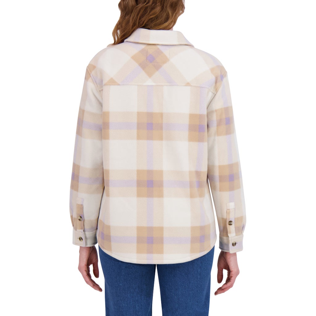 Sage Collective Women's Plush Shirt Jacket