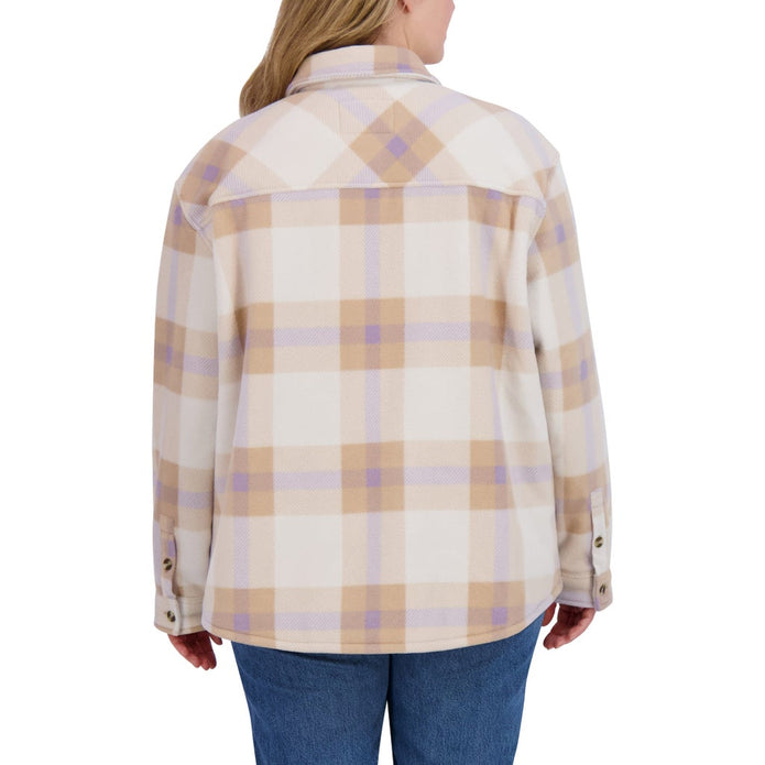 Sage Collective Women's Plush Shirt Jacket